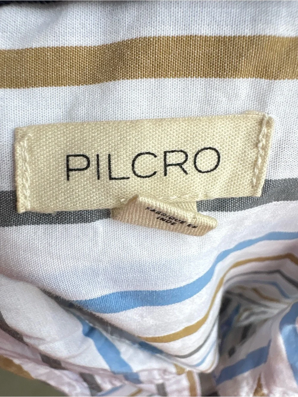 Anthropologie Pilcro Painter Buttondown Shirt Striped XS